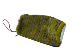 Handmade moroccan fabric toiletry bag.